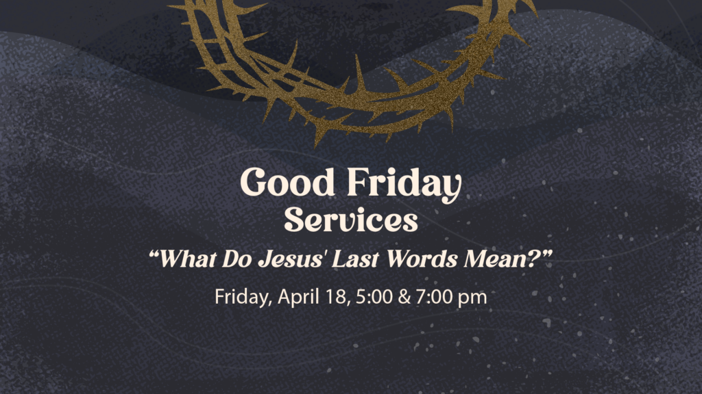 Good Friday Service times H