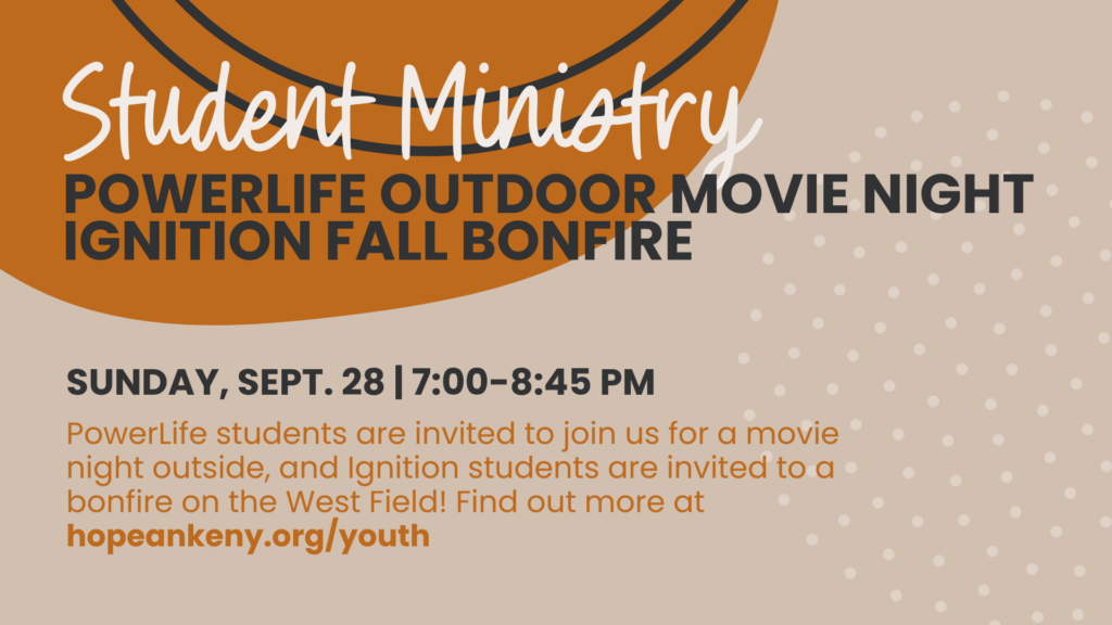 Student Ministry Sept 28 h