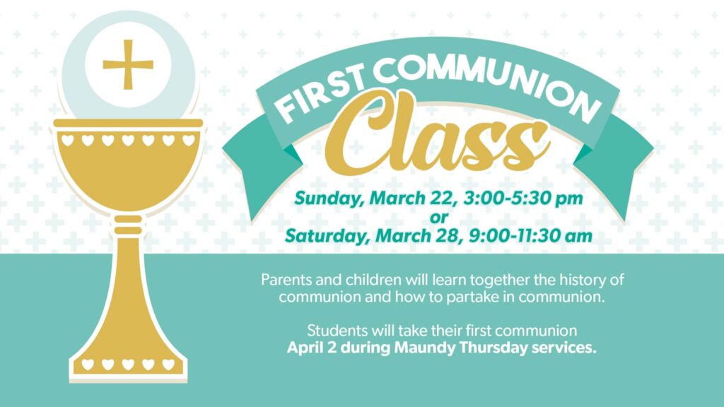 FirstCommunionClass March 2026 H