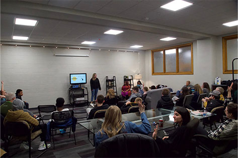 students listening to teaching