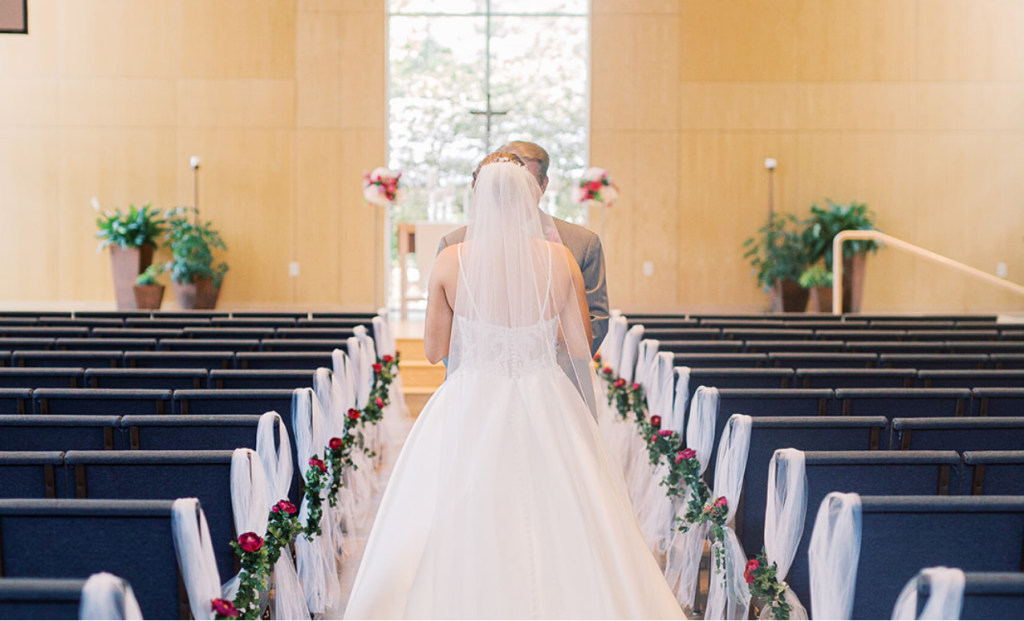 Wedding at hope vertical